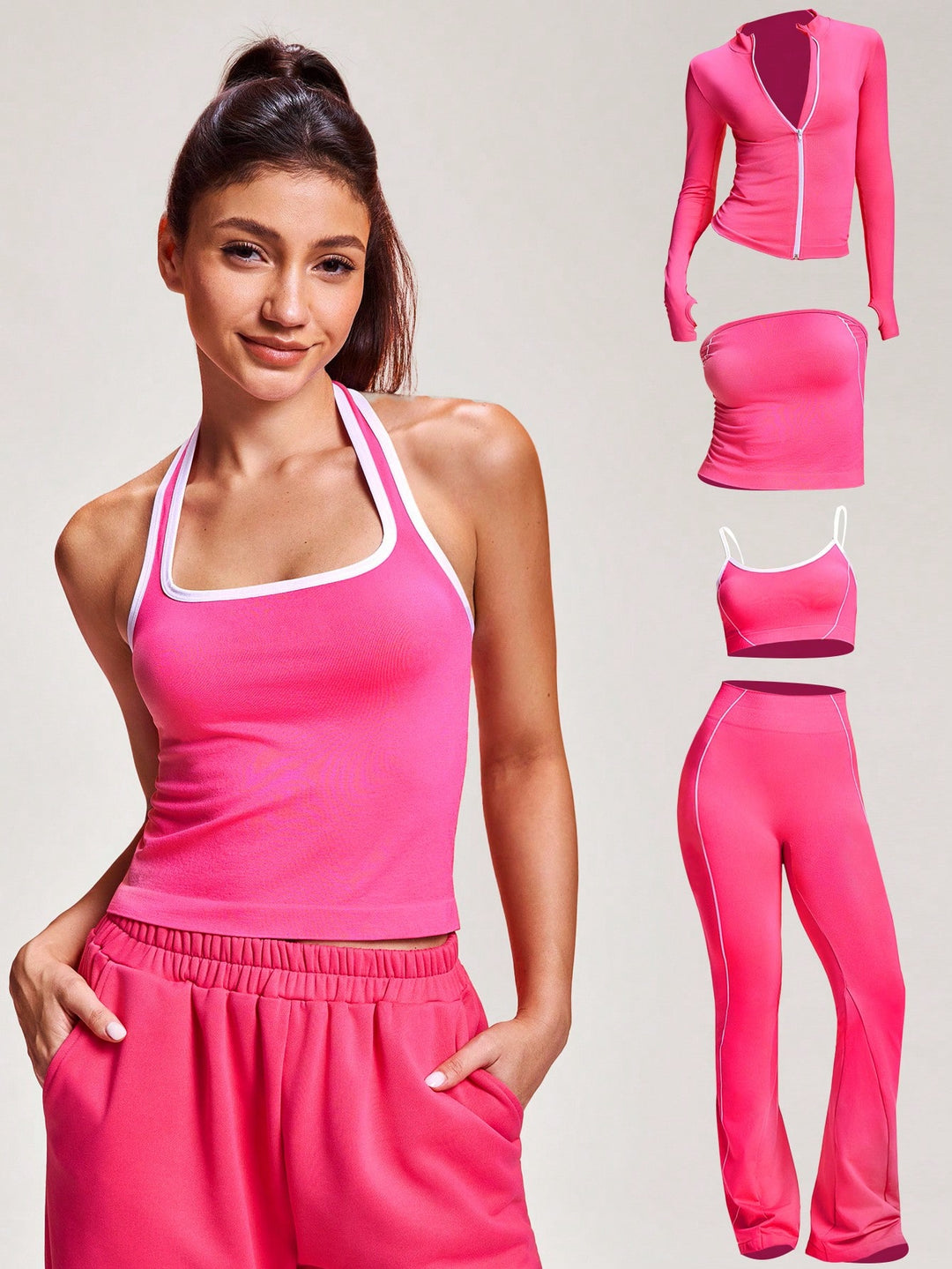 Tricou SHEIN, roz
