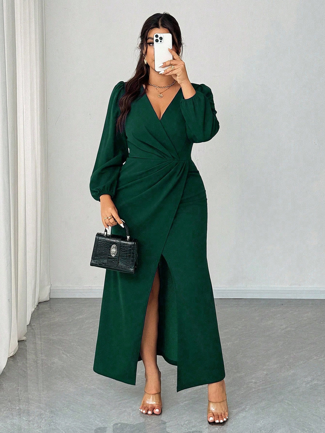 Rochie SHEIN, verde