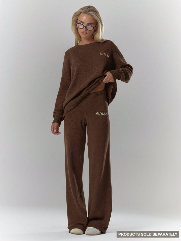 Pantaloni SHEIN, maro