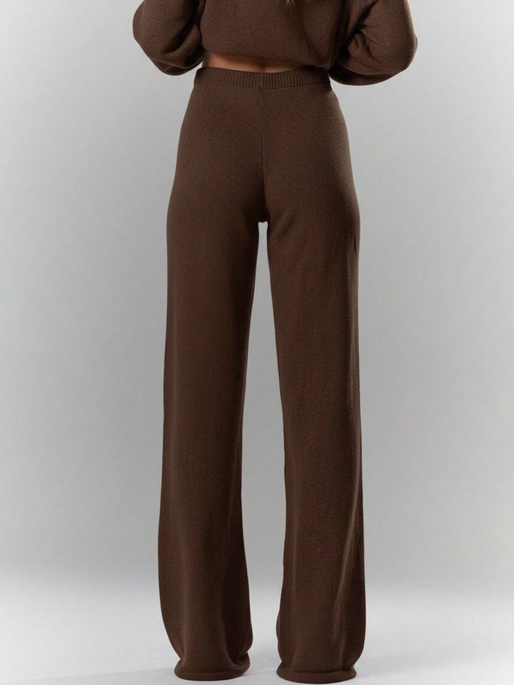 Pantaloni SHEIN, maro