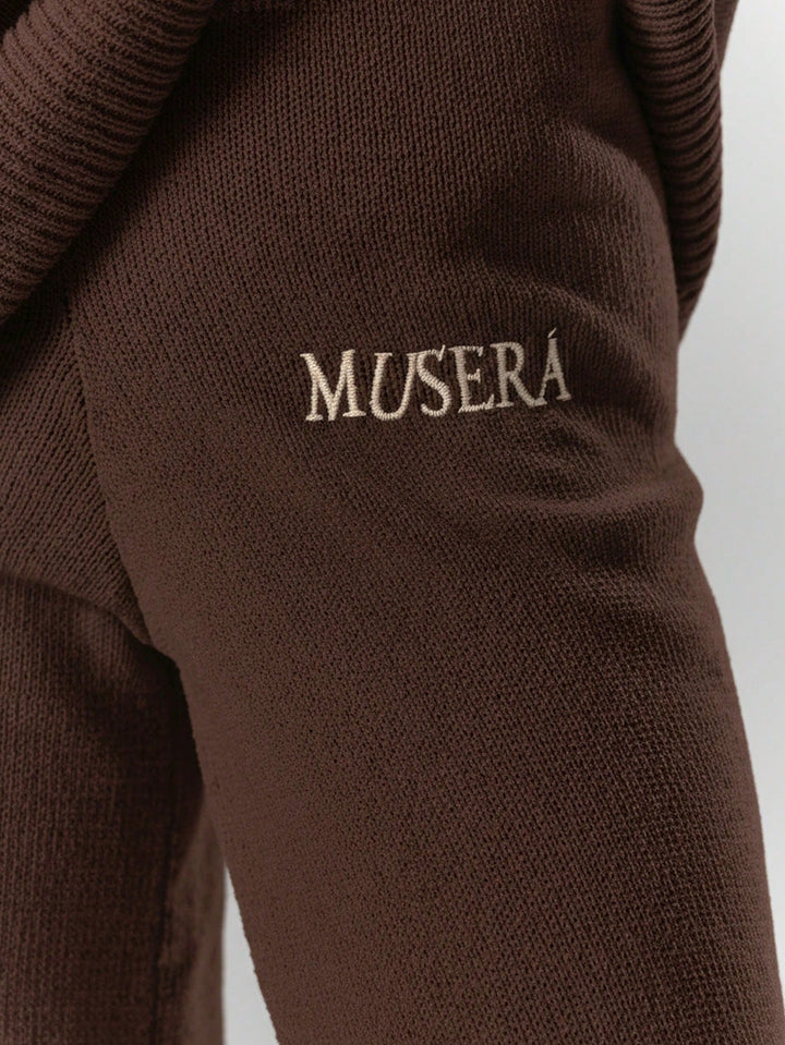 Pantaloni SHEIN, maro