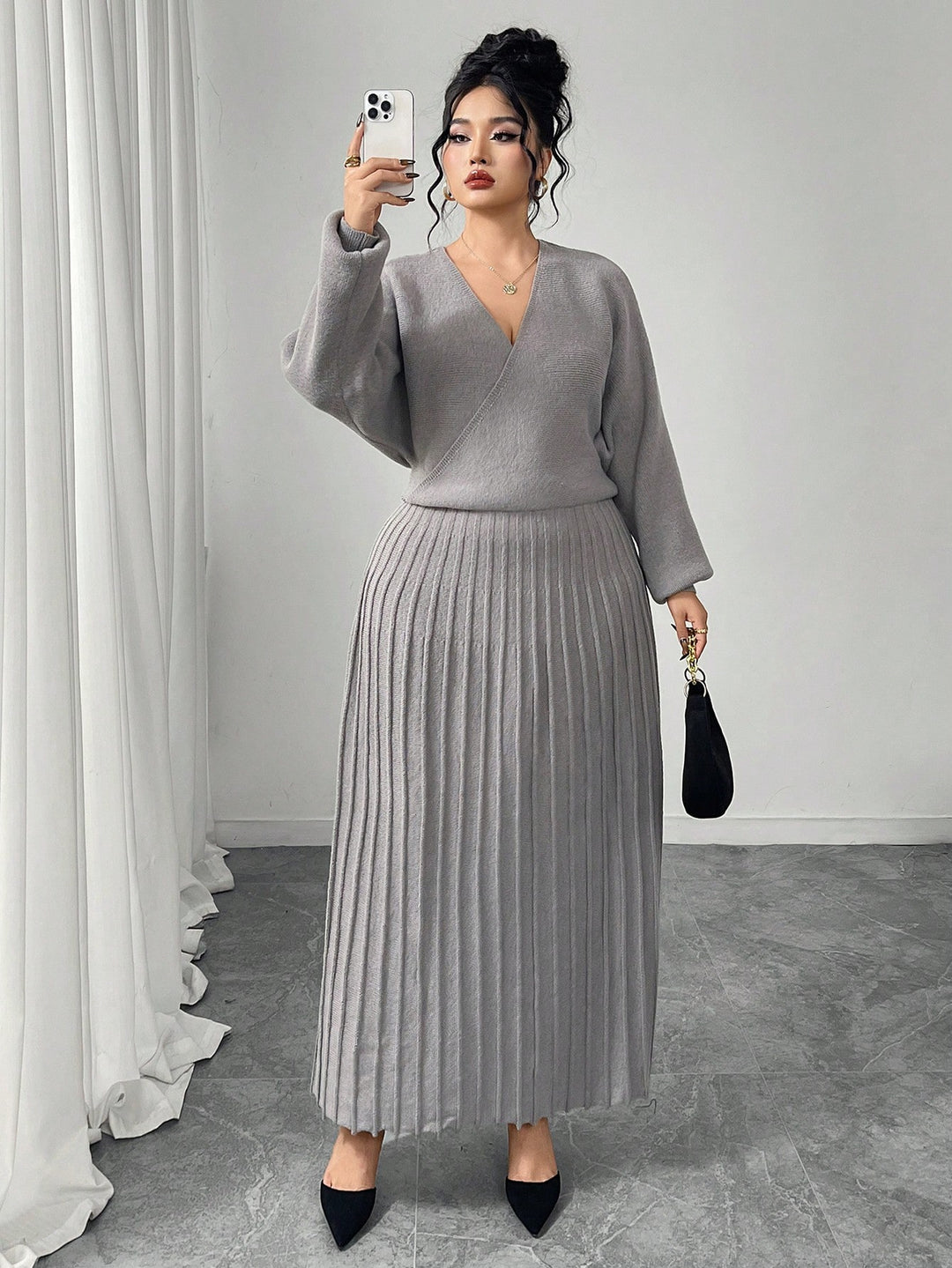 Rochie SHEIN, gri