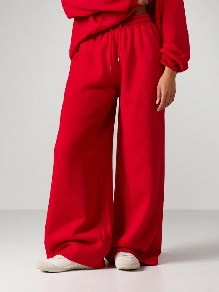 Pantaloni SHEIN, roșu