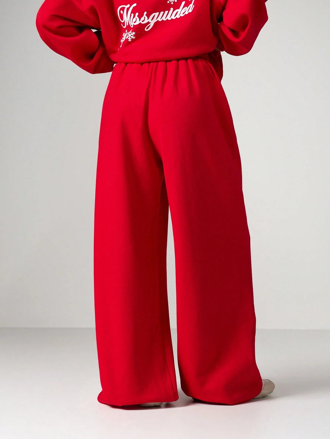 Pantaloni SHEIN, roșu