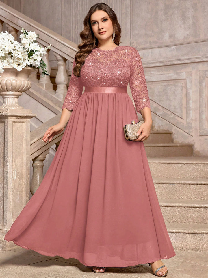 Rochie de ocazie SHEIN, roz