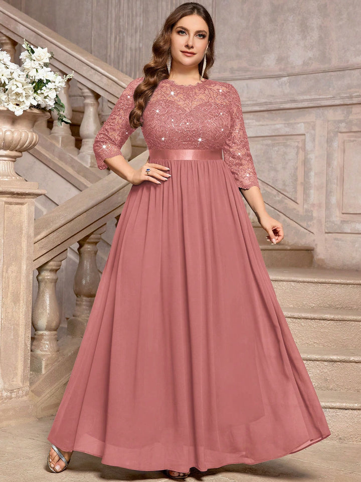 Rochie de ocazie SHEIN, roz