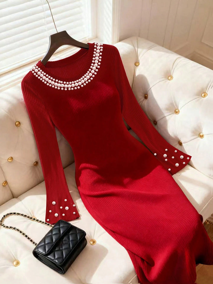 Rochie midi SHEIN, roșu
