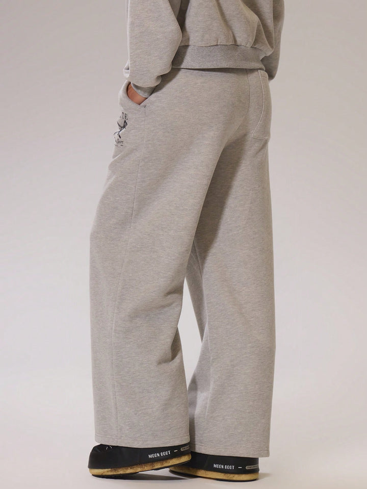 Pantaloni de trening SHEIN, gri