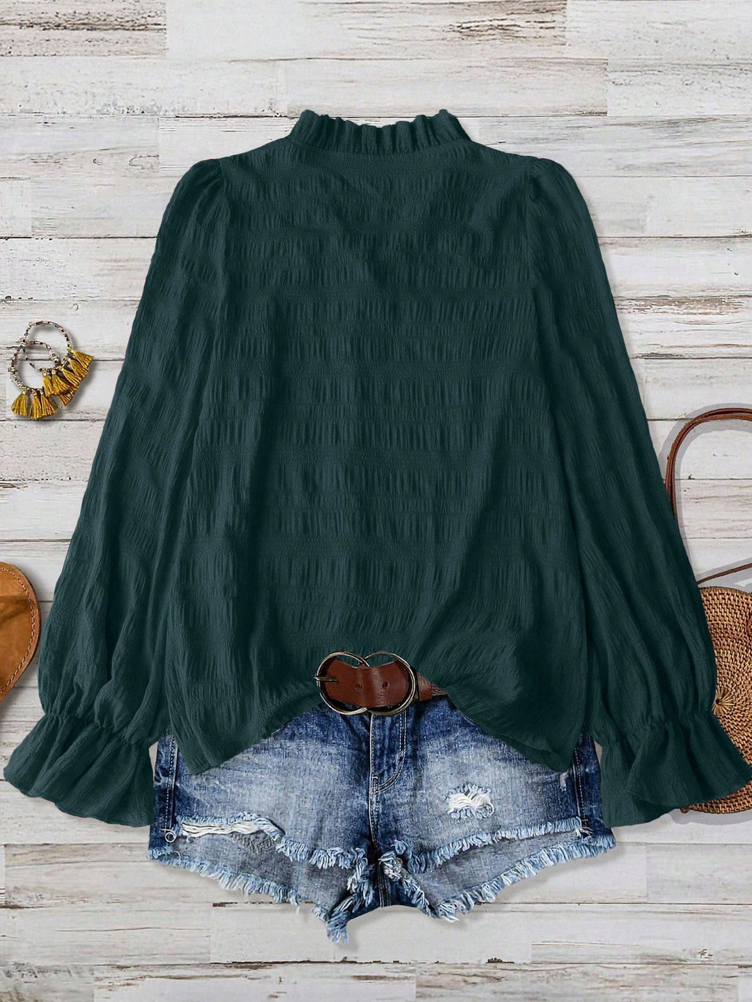Bluză SHEIN, verde