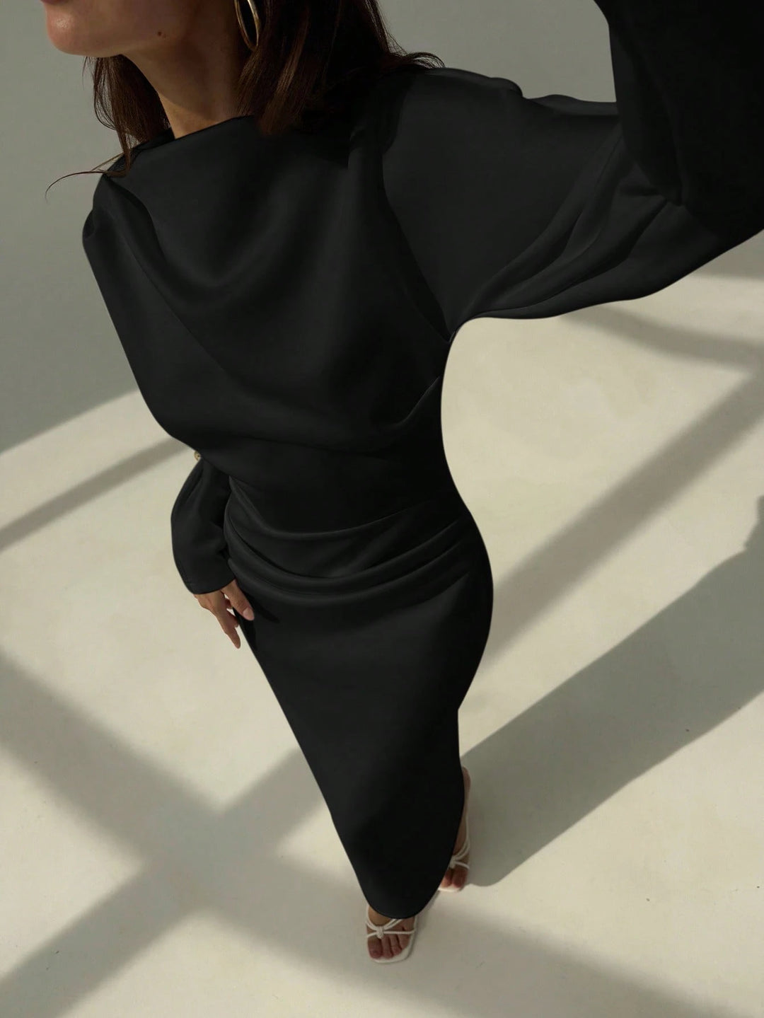 Rochie maxi SHEIN, negru