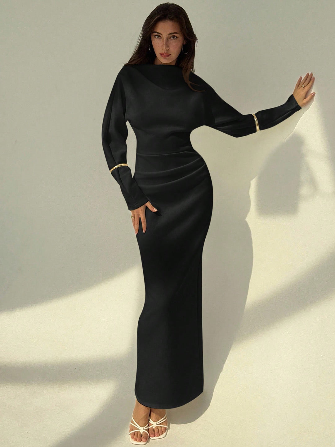 Rochie maxi SHEIN, negru