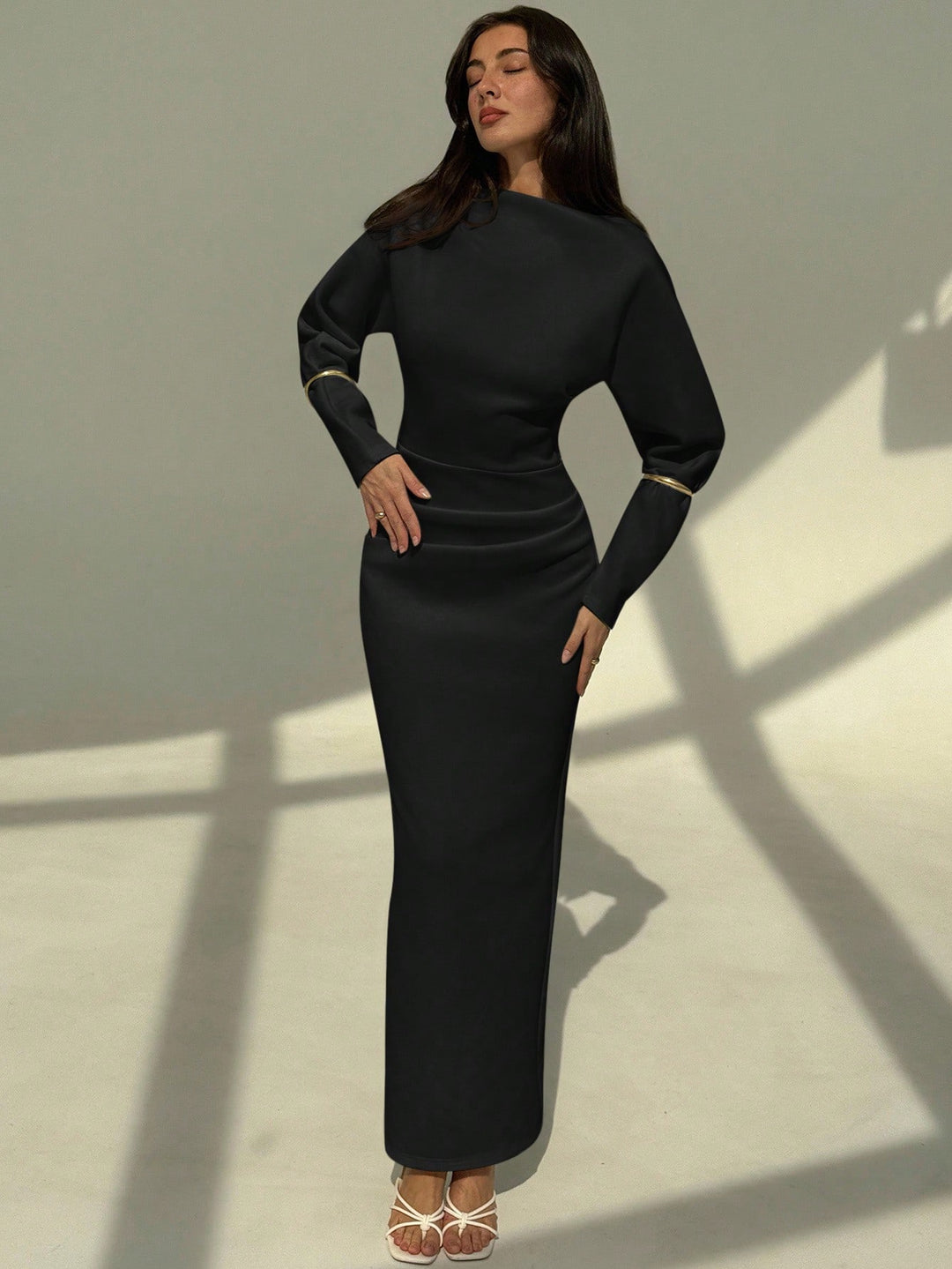 Rochie maxi SHEIN, negru