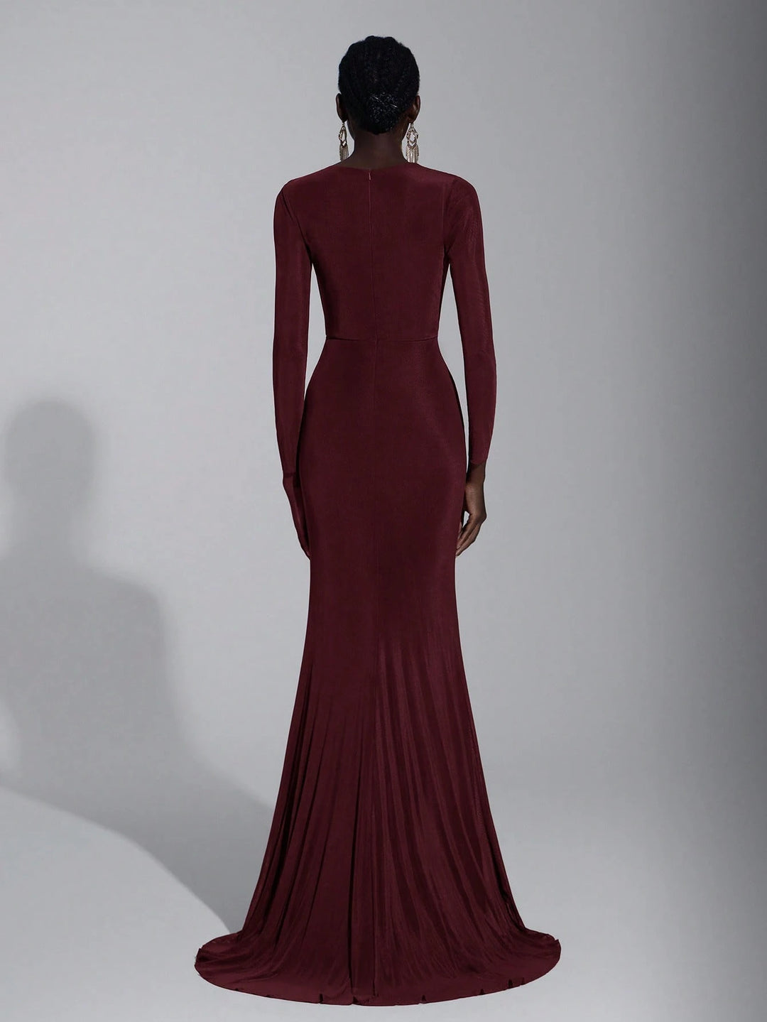 Rochie de ocazie SHEIN, vișiniu