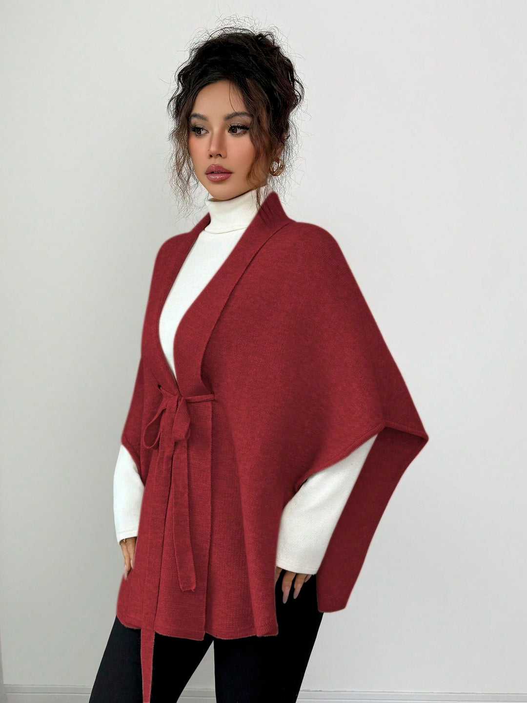 Cardigan SHEIN, vișiniu