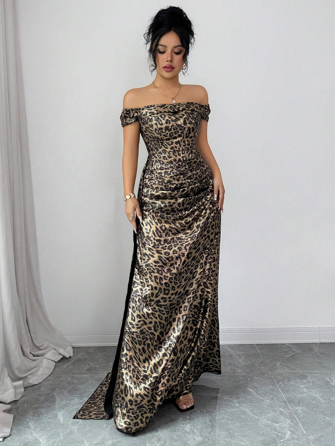 Rochie maxi SHEIN, mix culori