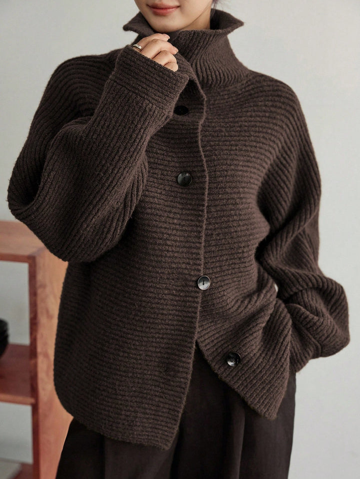 Cardigan SHEIN, maro