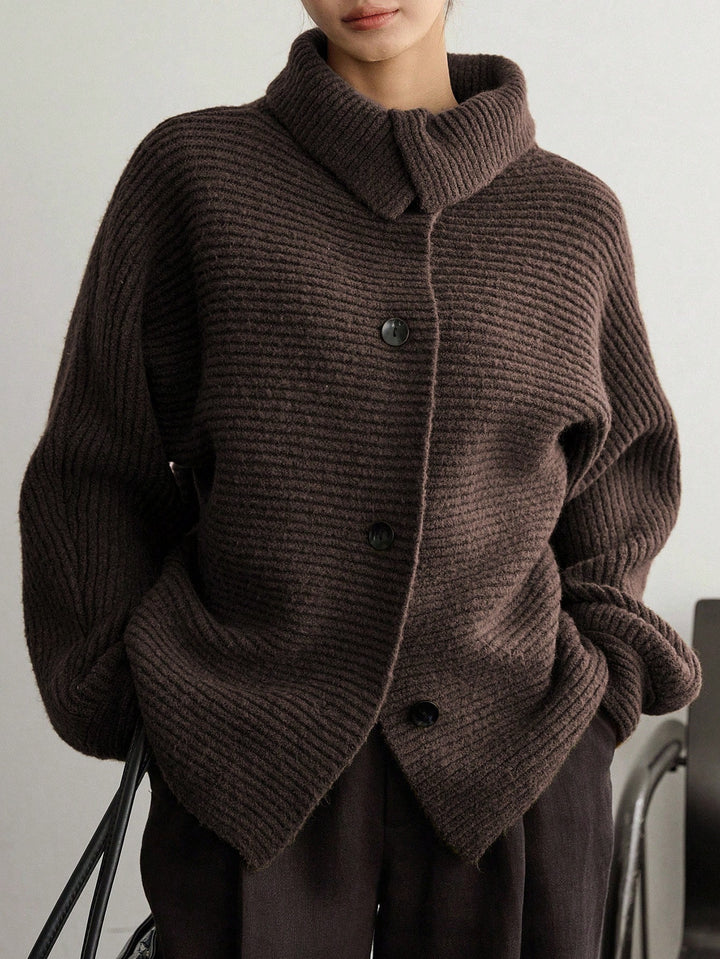 Cardigan SHEIN, maro
