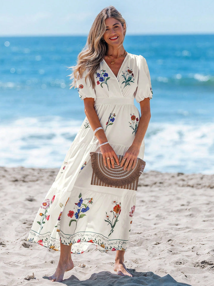 Rochie maxi SHEIN, alb