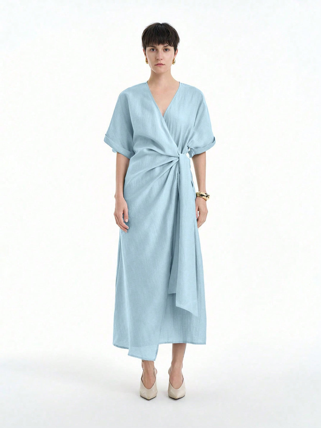 Rochie maxi SHEIN, albastru