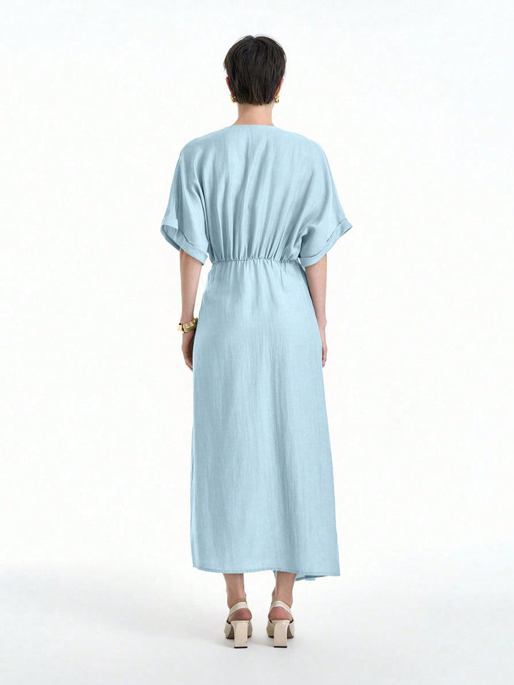 Rochie maxi SHEIN, albastru