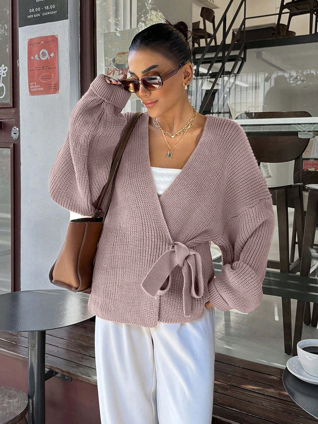 Pulover SHEIN, roz