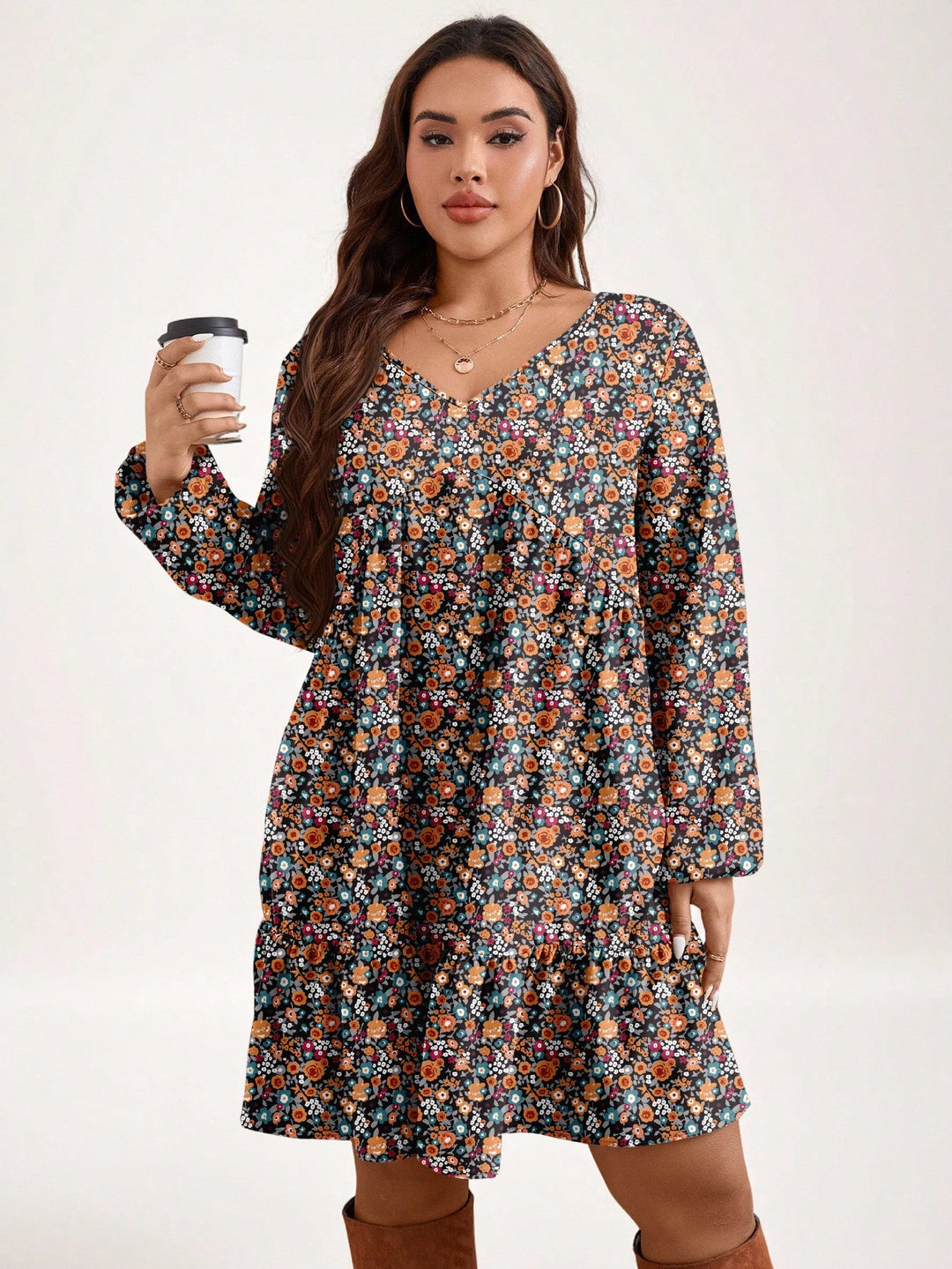 Rochie SHEIN, mix culori
