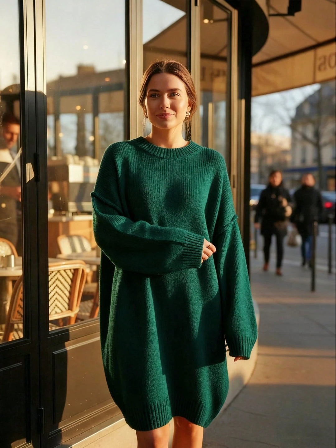 Pulover SHEIN, verde