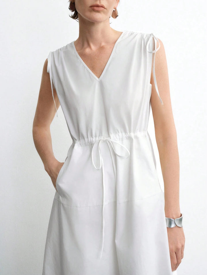 Rochie midi SHEIN, alb