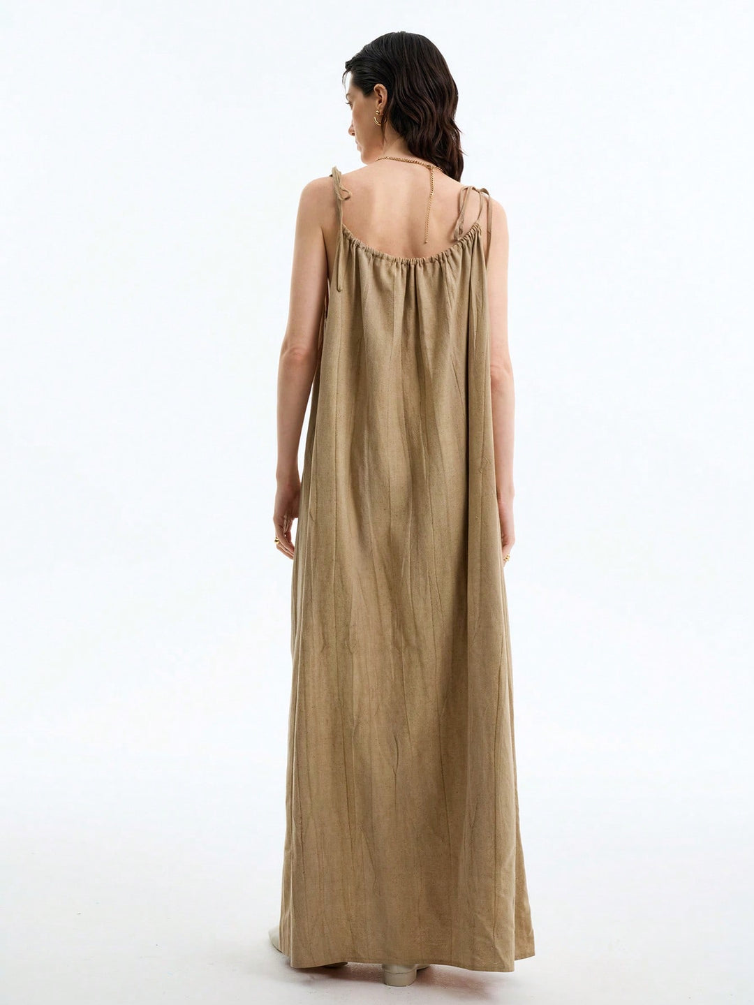 SHEIN maxi ruha, khaki