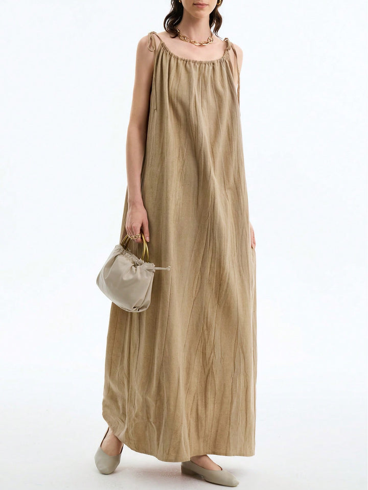 SHEIN maxi ruha, khaki