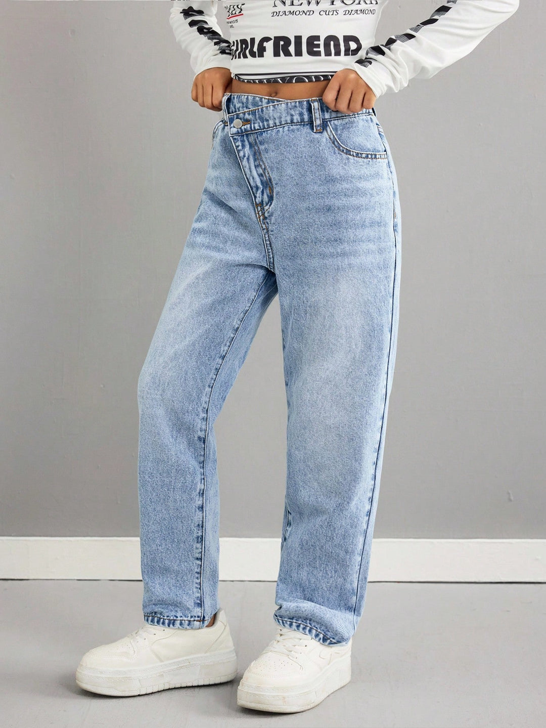 Jeans Shein ,albastru