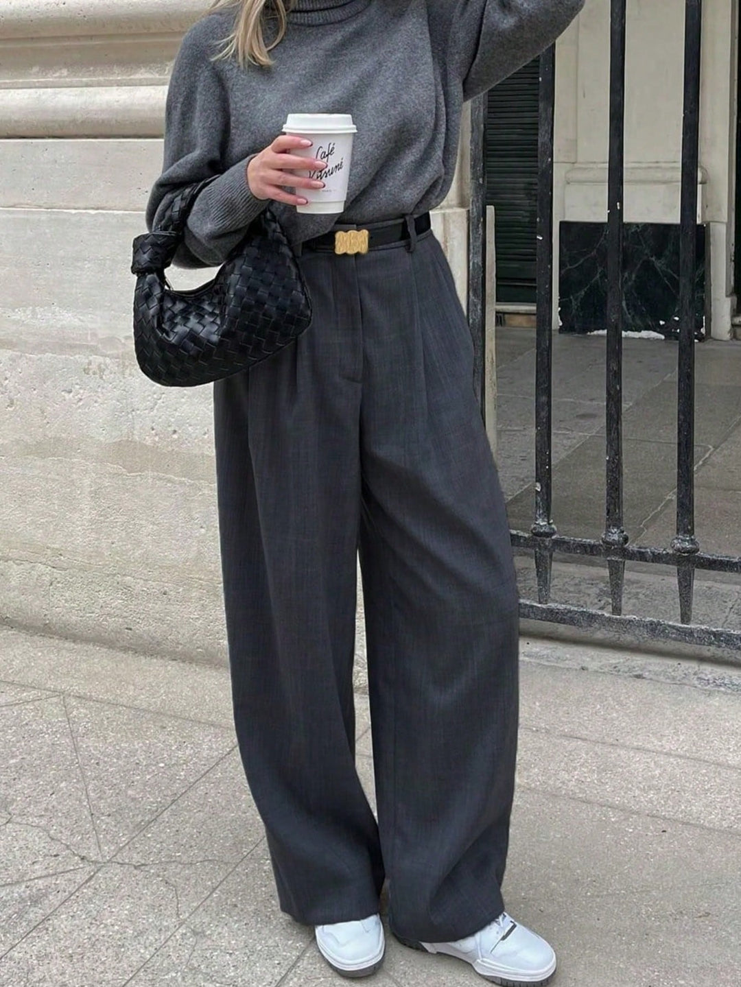Pantaloni SHEIN, gri