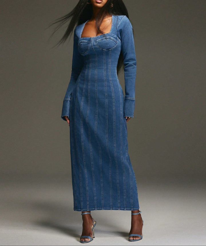 Rochie de blugi SHEIN, albastru