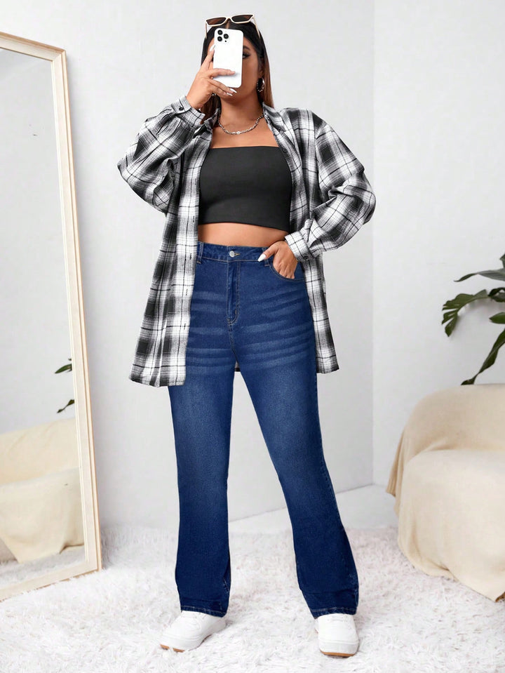 Jeans SHEIN, albastru