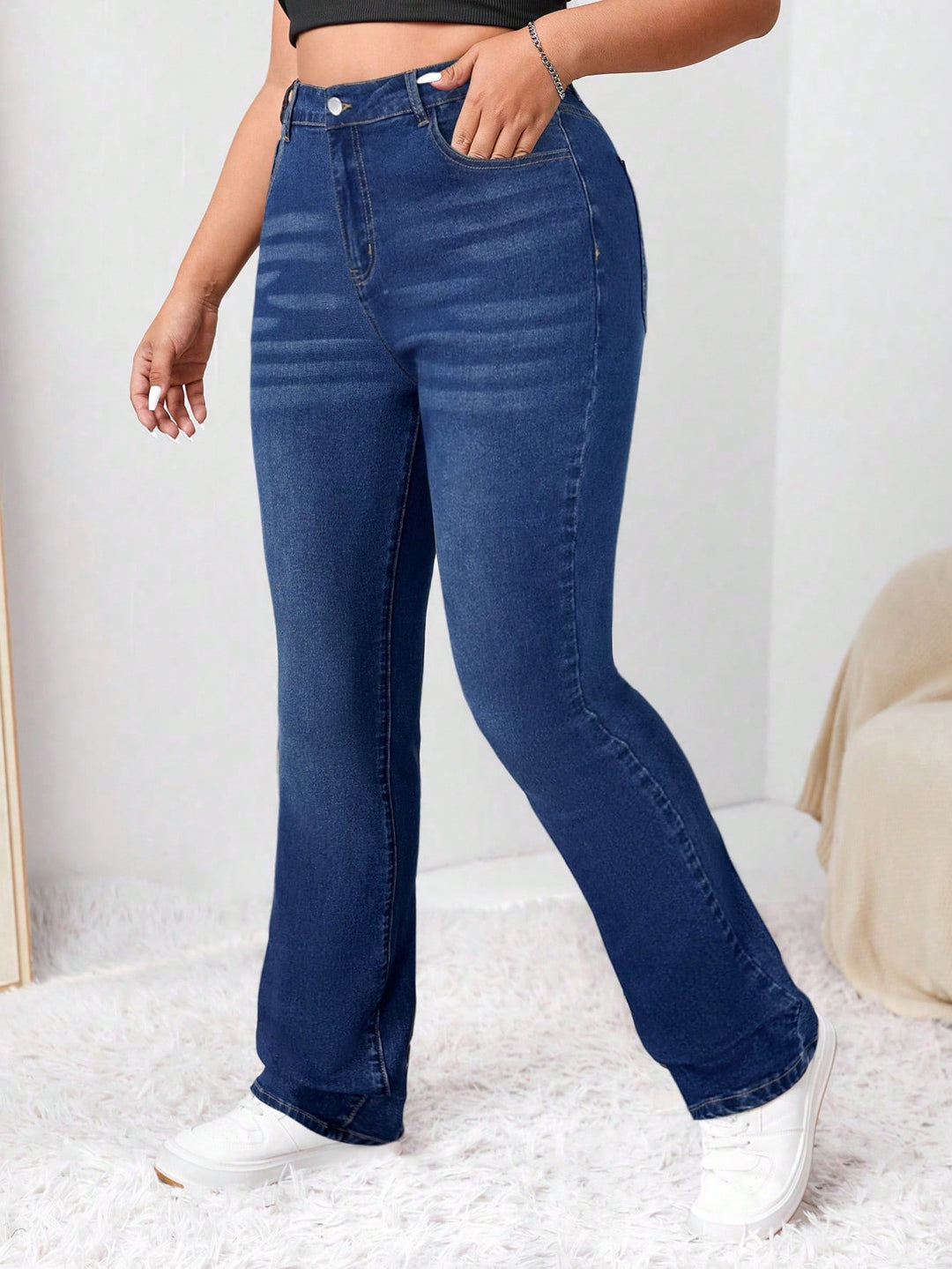 Jeans SHEIN, albastru