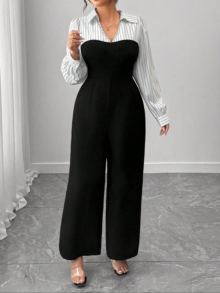 Salopetă Shein Curve+, mix culori