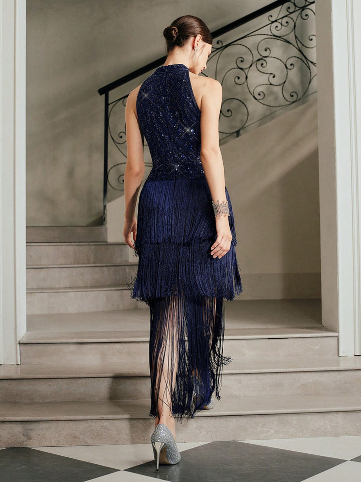 Rochie maxi SHEIN, albastru