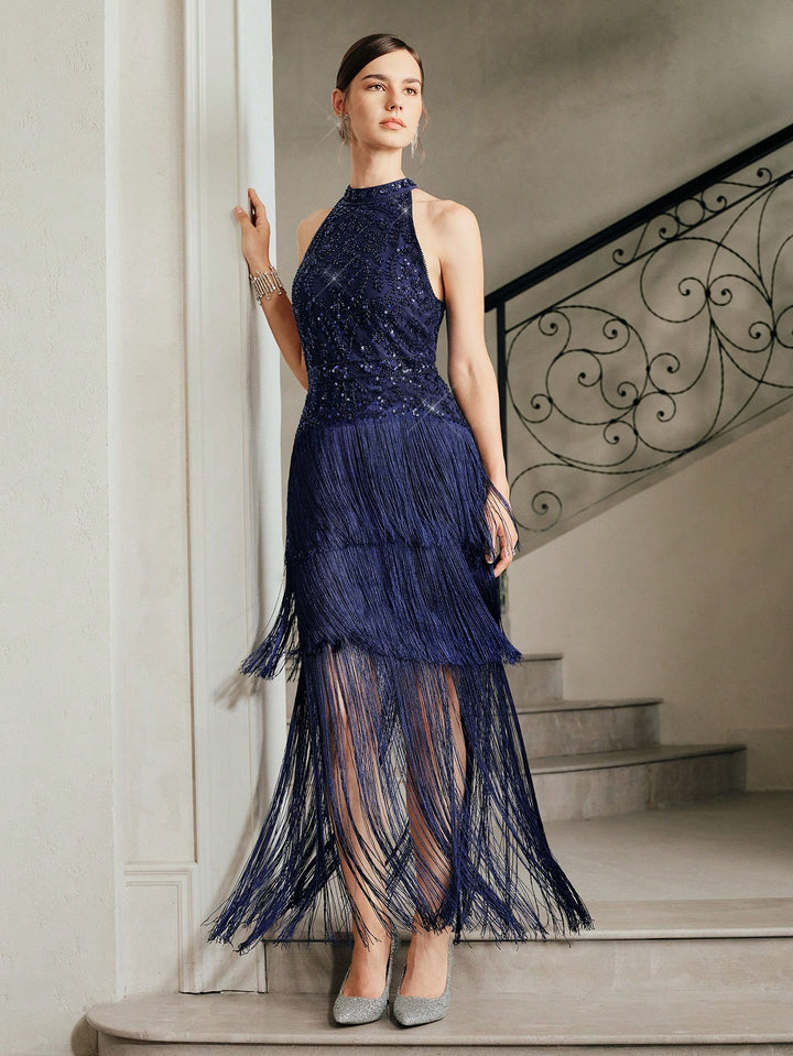 Rochie maxi SHEIN, albastru