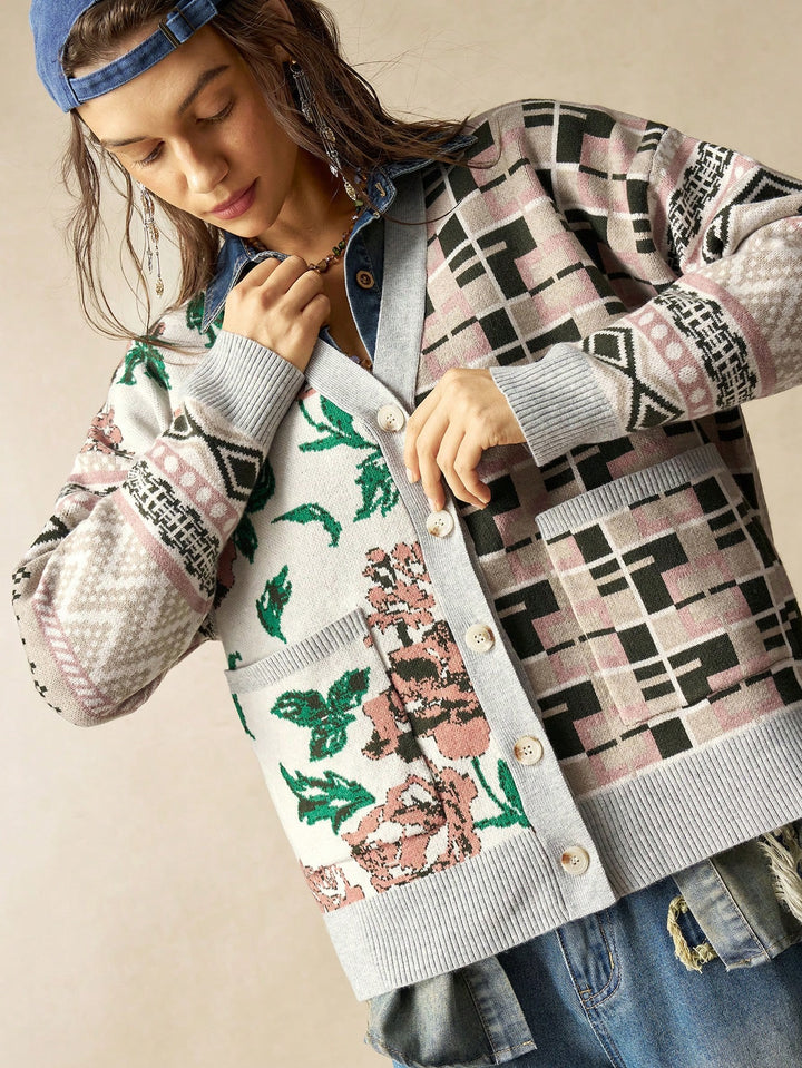 Cardigan SHEIN, mix culori