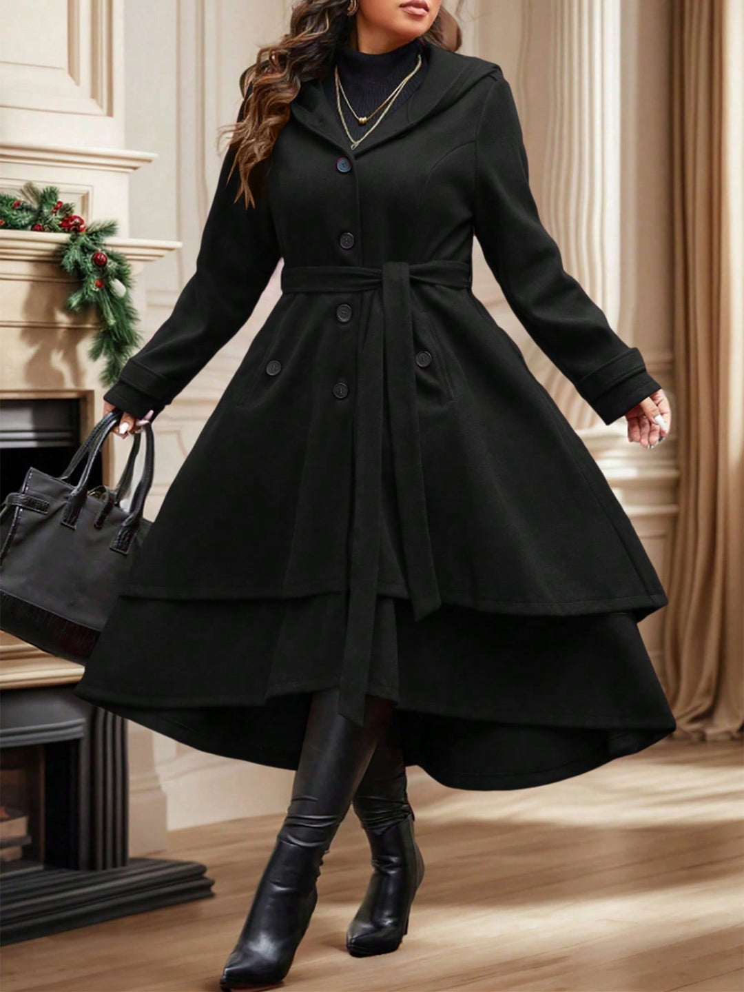 Palton SHEIN, negru