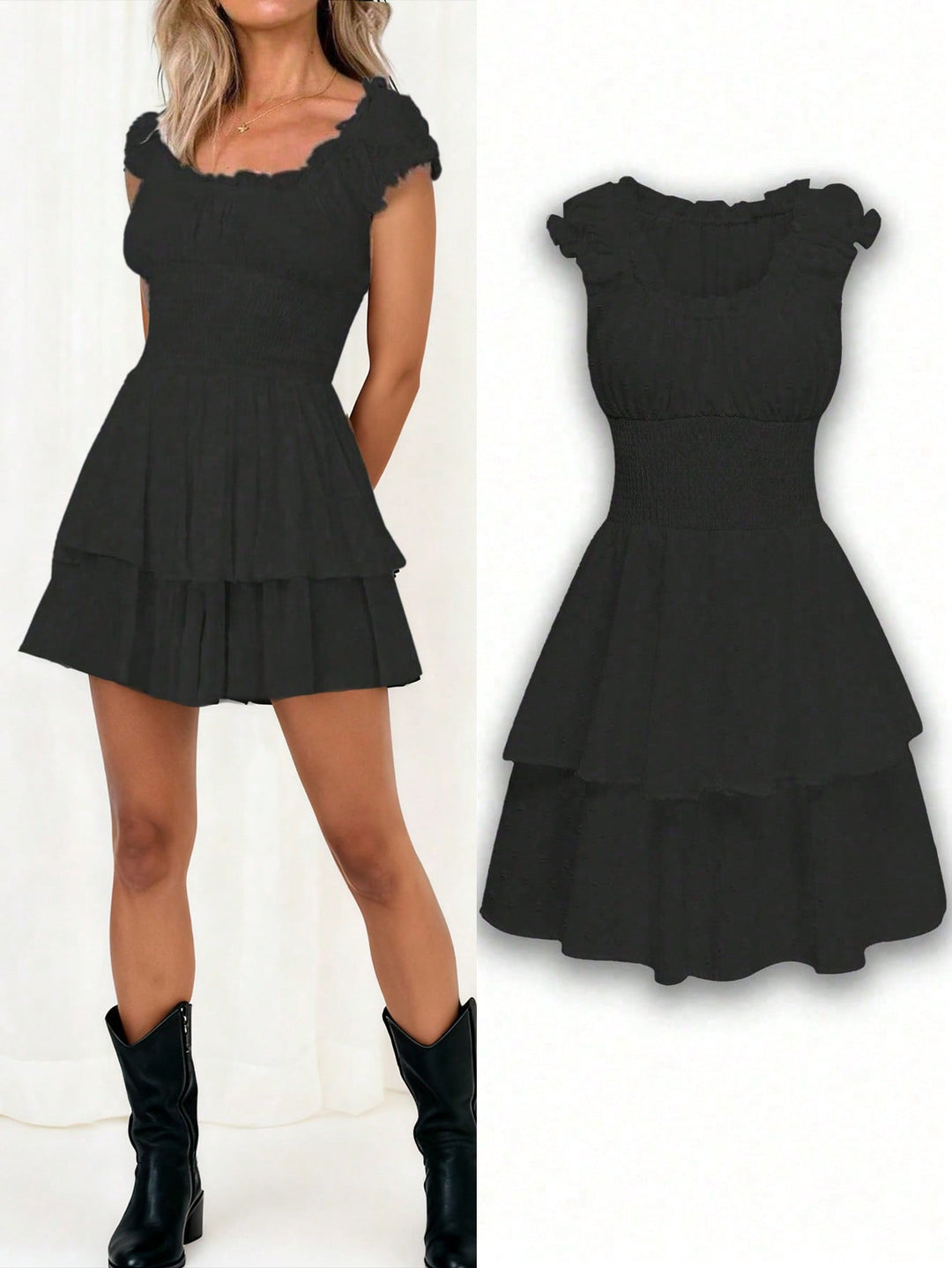 Rochie scurtă SHEIN, negru