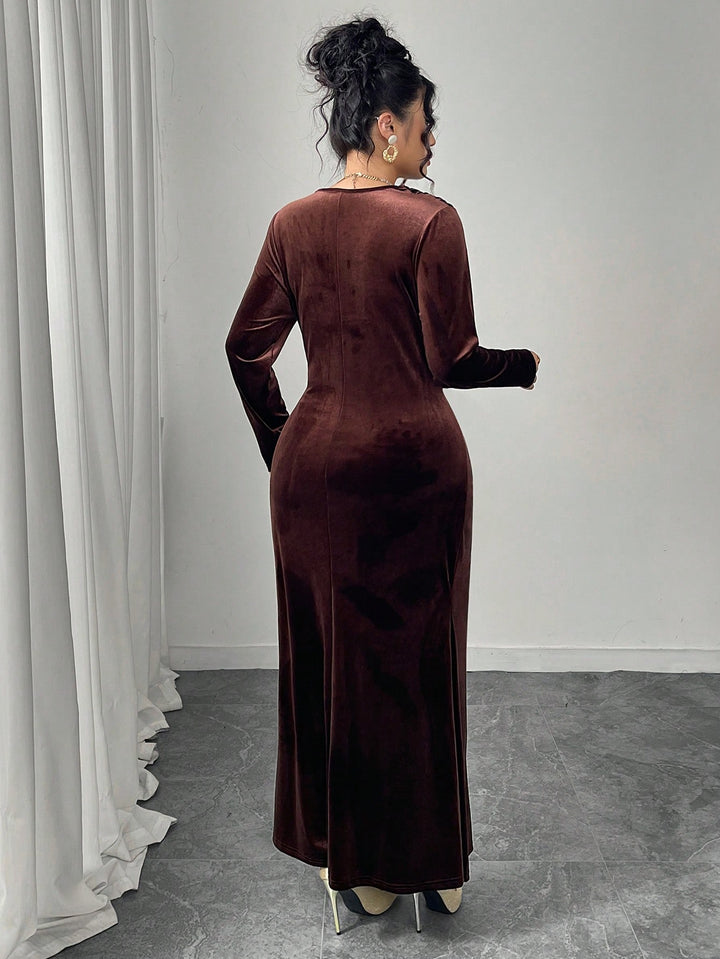 Rochie SHEIN, maro