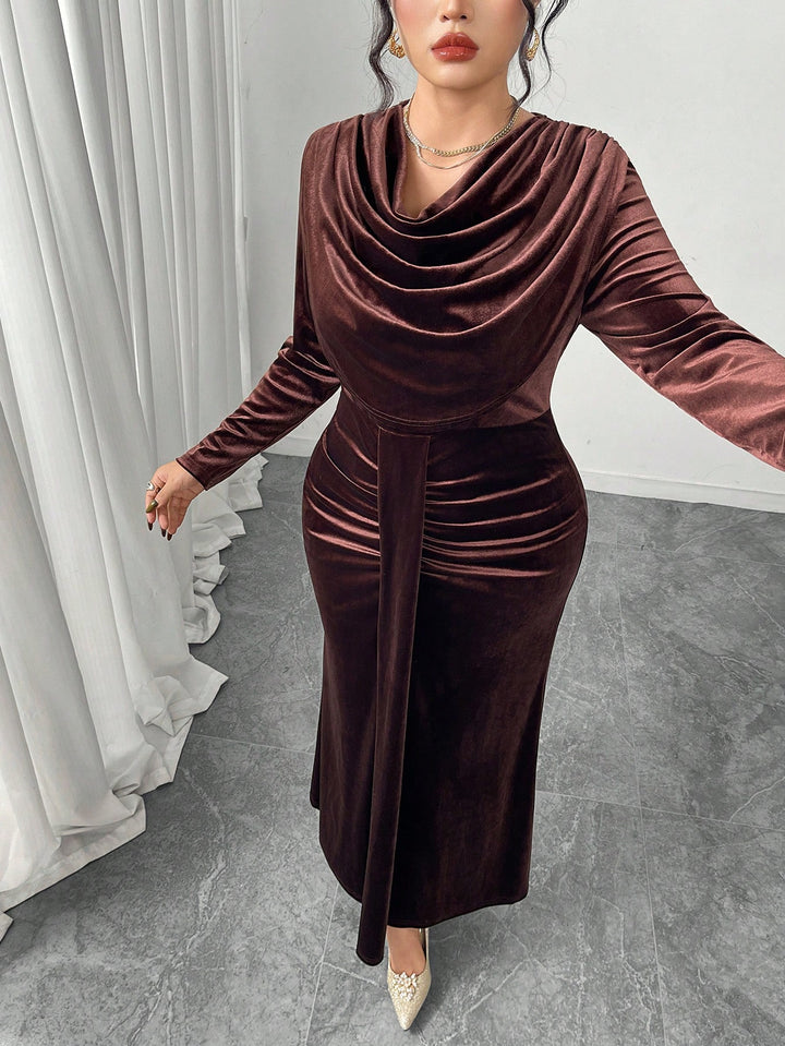 Rochie SHEIN, maro
