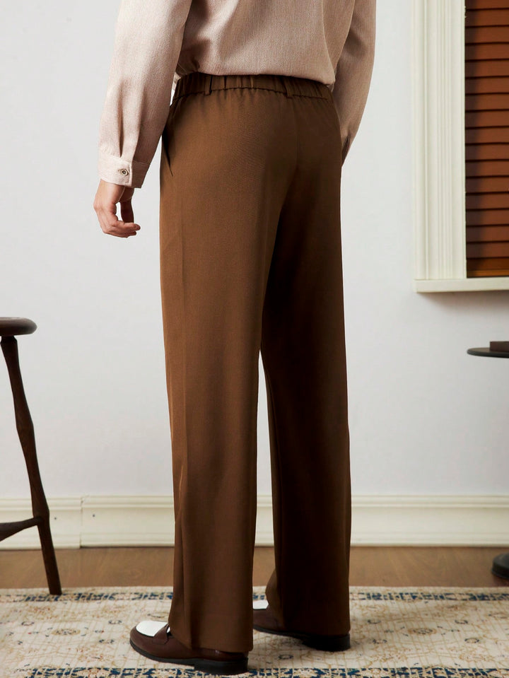 Pantaloni SHEIN, maro