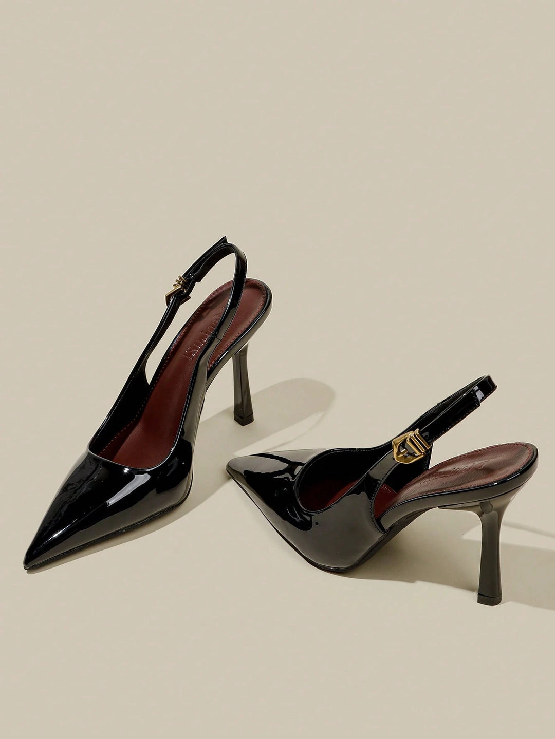 Pantofi cu toc SHEIN, negru