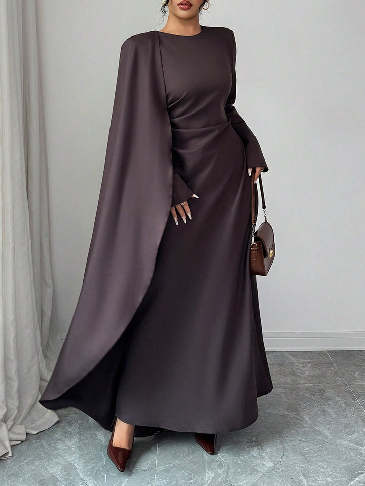 Rochie maxi SHEIN, maro