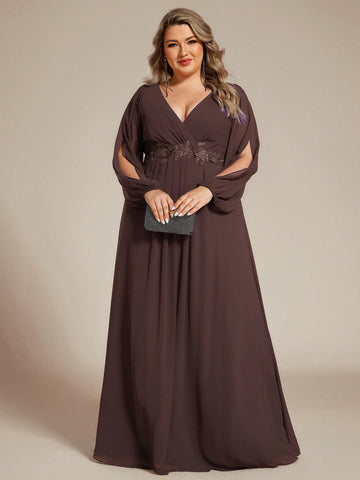 Rochie de ocazie  SHEIN, maro