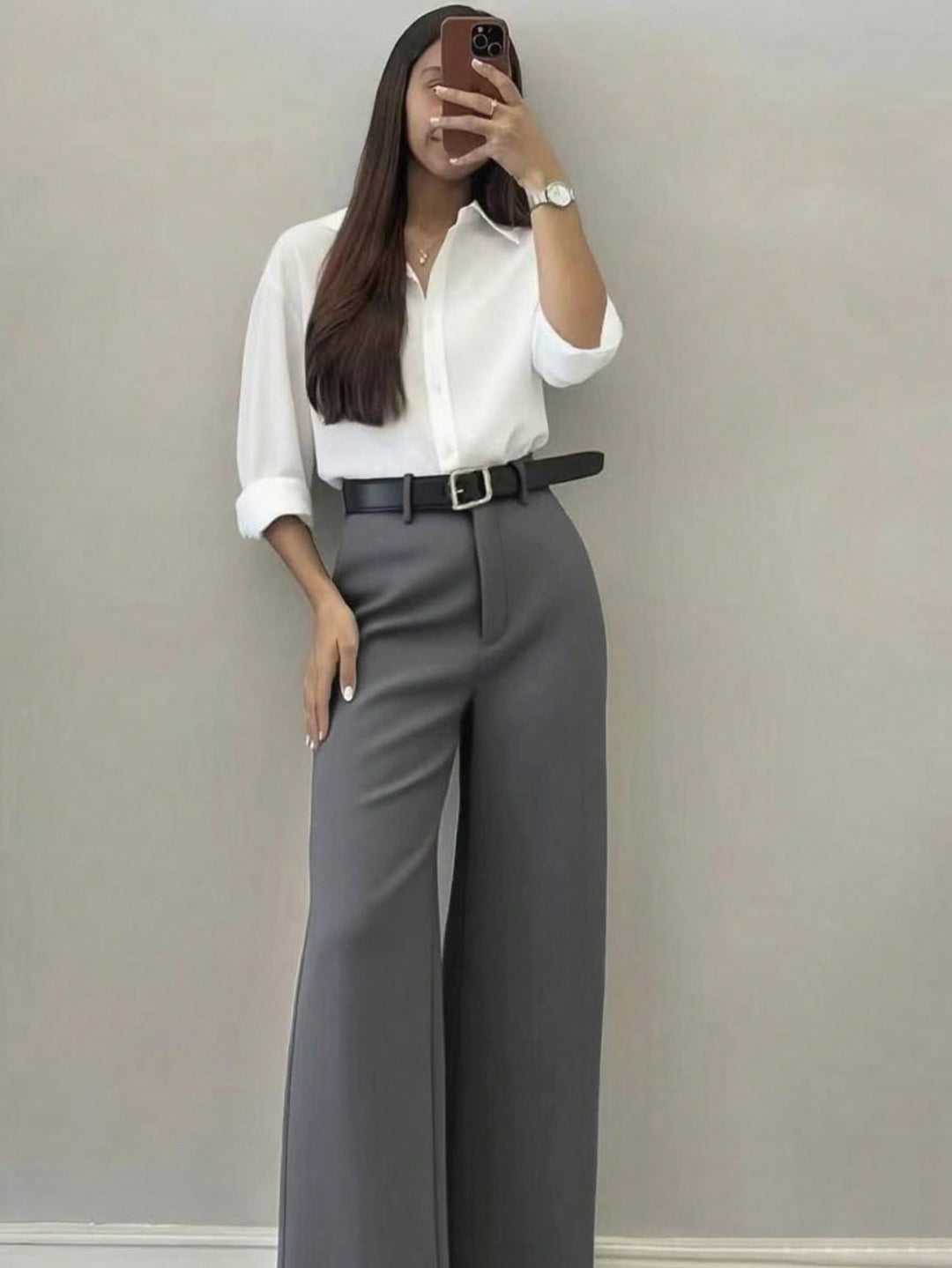 Pantaloni SHEIN, gri