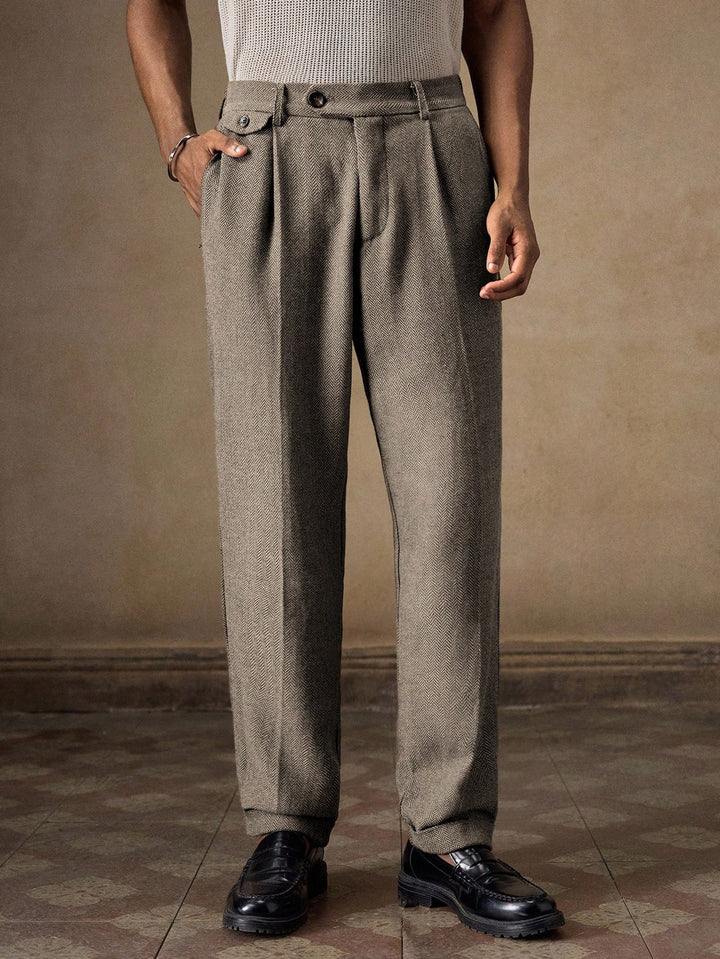 Pantaloni SHEIN, maro