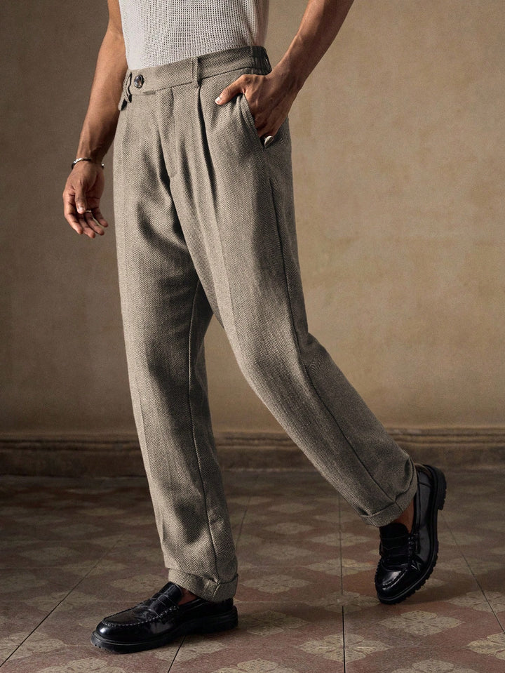 Pantaloni SHEIN, maro